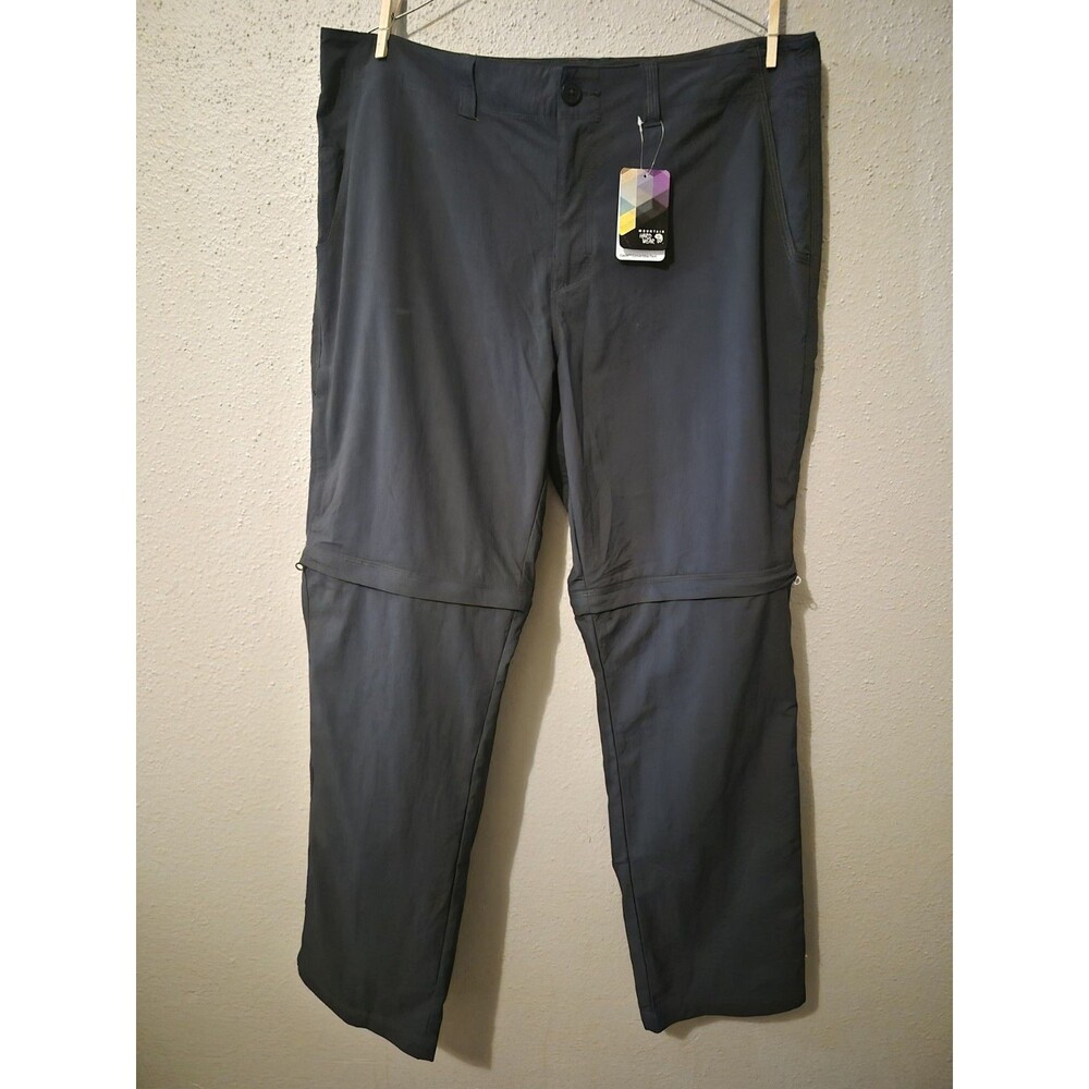 NWT Mountain Hardware Peak Castile Convertible Pants 36/32 $65 Hiking
